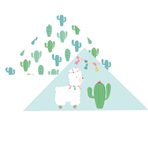 Servilletero Llama